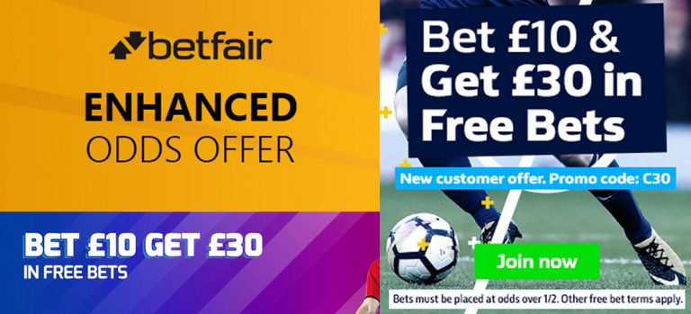 Matched free bets vs enhanced odds