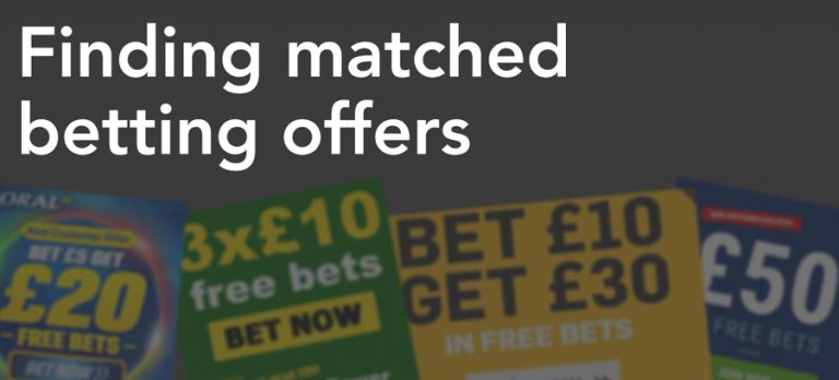 Finding matched betting offers