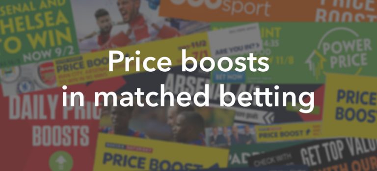 Price boosts in matched betting