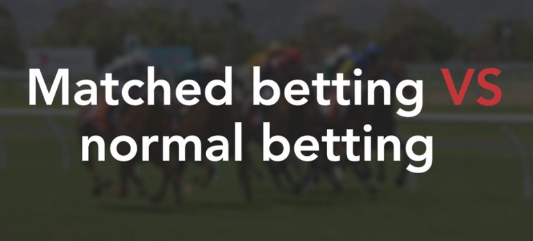 How is matched betting different to normal betting