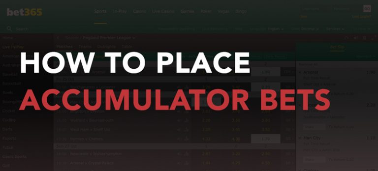 How to place an accumulator