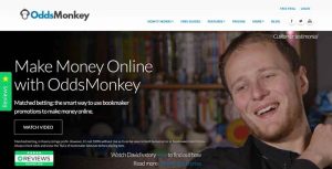 OddsMonkey homepage