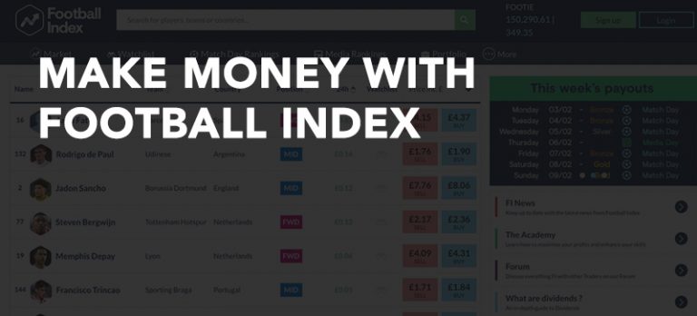 Make money with Football Index