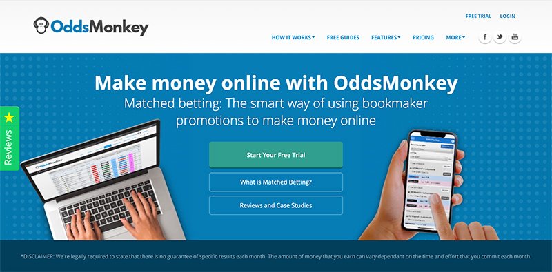 Get started with OddsMonkey