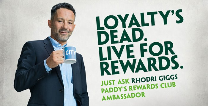 Loyalty is dead Paddy Power ad - Football betting strategies